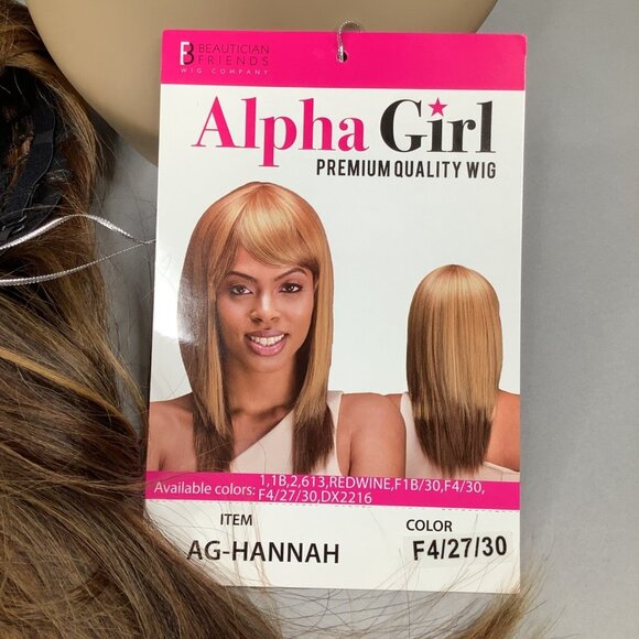 Hannah Wig DX2216 Blonde Mix Long Straight Curl Classic Cap Adjustable Synthetic - Picture 7 of 8